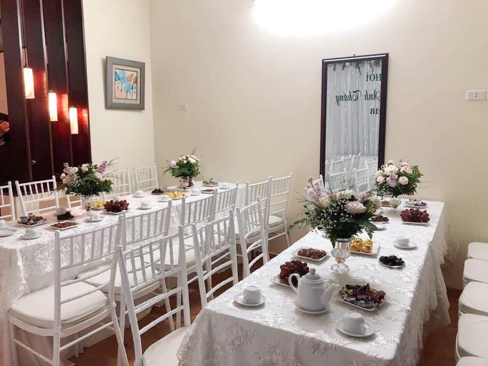 Mẫu ghế Banquet trong đám cưới sang trọng