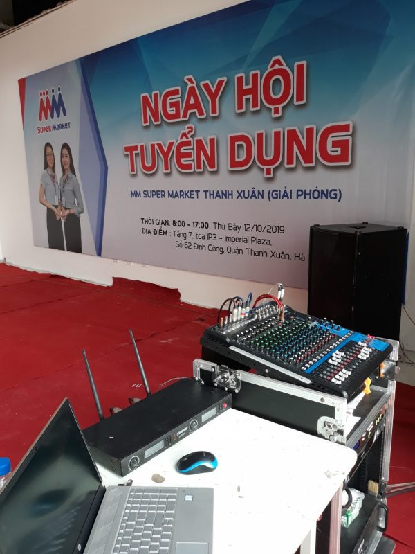 Cho thuê âm thanh ánh sáng ngày hội tuyển dụng