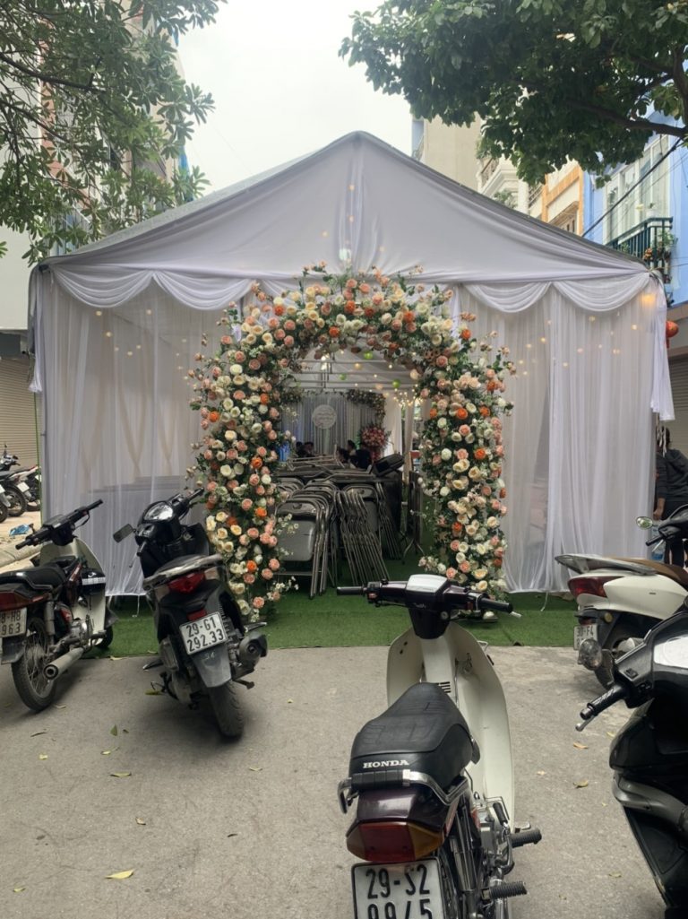Cho thuê nhà bạt sự kiện đám cưới Hà Nội