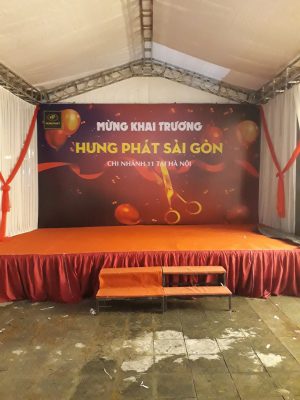 Việt Hà event thi công backdrop sự kiện Hà Nội