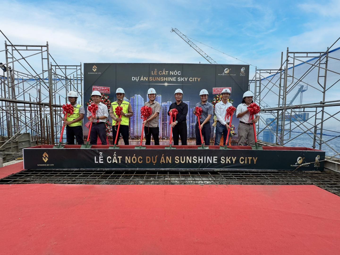 lễ cất nóc dự án LỄ CẤT NÓC