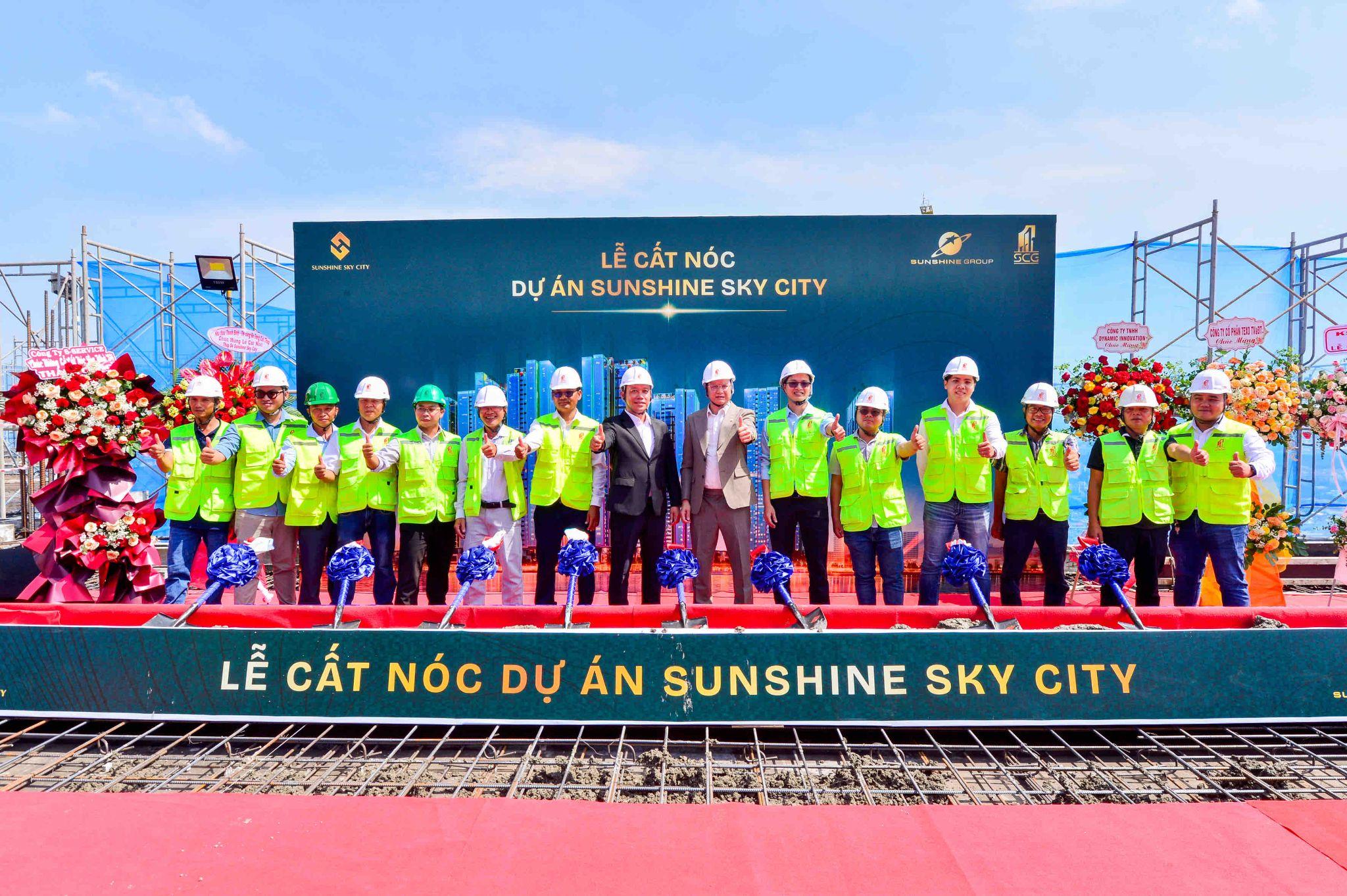 lễ cất nóc dự án LÊ CẤT NÓC